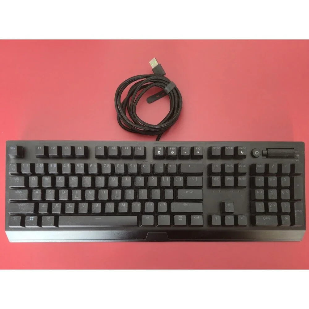 Razer BlackWidowV3 Wired Mech Gaming Keyboard - Classic Black Tested And Working